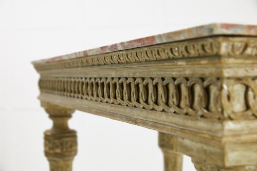 18TH CENTURY SILVER GILT ITALIAN CONSOLE - ADDITIONAL PHOTO 4