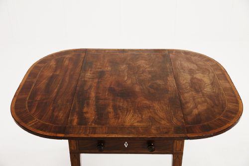 GEORGIAN 18TH CENTURY MAHOGANY PEMBROKE TABLE - ADDITIONAL PHOTO 2