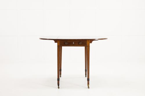 georgian 18th century mahogany pembroke table - CATEGORY: ANTIQUE TABLES - DATED GEORGIAN