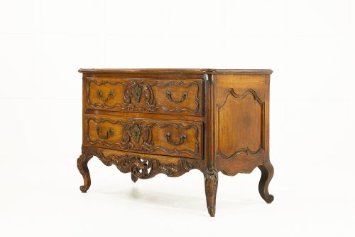 EARLY 18TH CENTURY LOUIS XV TWO DRAWER COMMODE - ADDITIONAL PHOTO 1