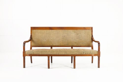 EARLY 19TH CENTURY FRENCH WALNUT SOFA - ADDITIONAL PHOTO 2