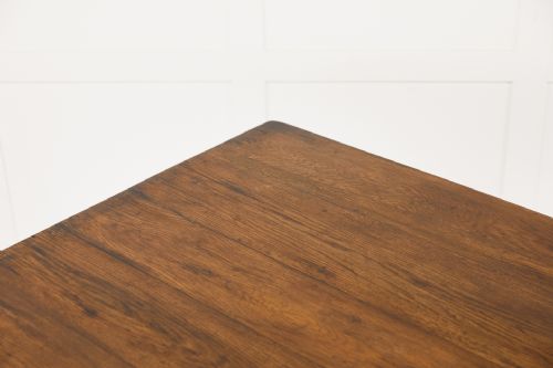 LARGE 1930S OAK REFECTORY DINING TABLE - ADDITIONAL PHOTO 1
