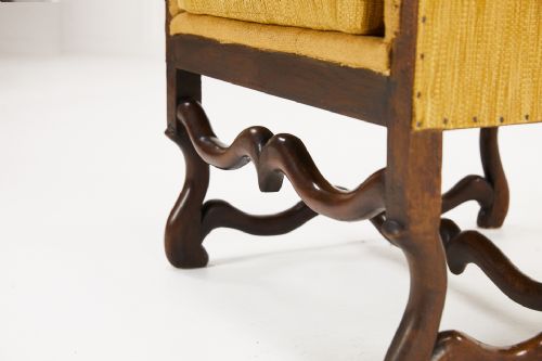 FRENCH 19TH CENTURY OS DE MOUTON ARMCHAIR - ADDITIONAL PHOTO 2