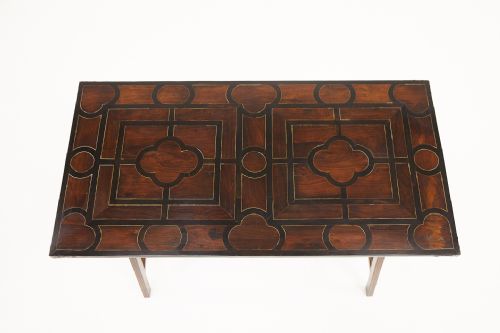 18TH CENTURY SPANISH ROSEWOOD TRESTLE TABLE - ADDITIONAL PHOTO 1