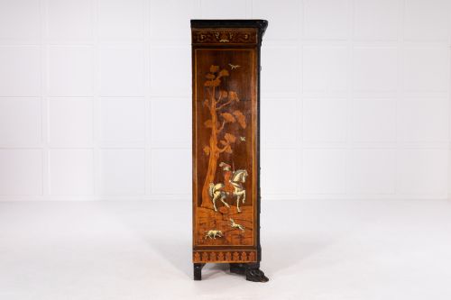 18TH CENTURY ITALIAN INLAID AND MARQUETRY CABINET - ADDITIONAL PHOTO 7
