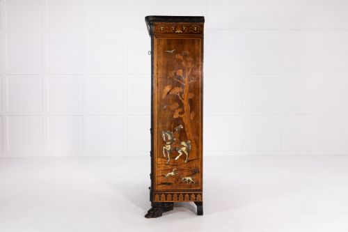 18TH CENTURY ITALIAN INLAID AND MARQUETRY CABINET - ADDITIONAL PHOTO 9