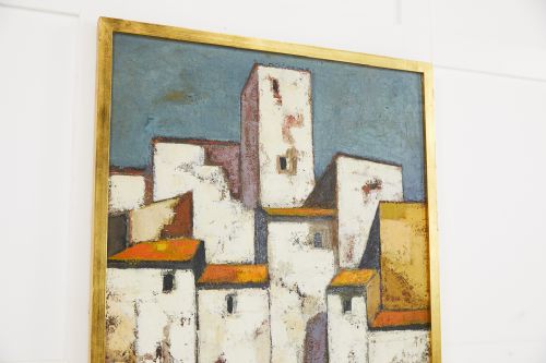 1960S FRENCH OIL PAINTING - ADDITIONAL PHOTO 1