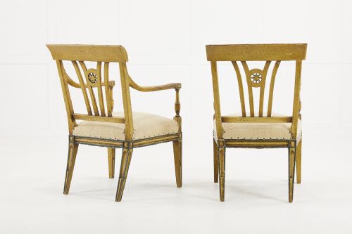 PAIR OF EARLY 20TH CENTURY FRENCH PAINTED CHAIRS - ADDITIONAL PHOTO 2