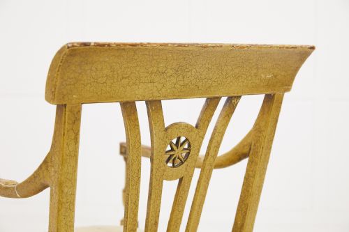 PAIR OF EARLY 20TH CENTURY FRENCH PAINTED CHAIRS - ADDITIONAL PHOTO 8