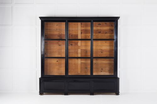 19th Century French Ebonised Bookcase