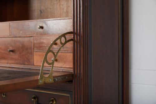 LATE 18TH CENTURY FRENCH CHERRYWOOD SECRTAIRE ABATTANT - ADDITIONAL PHOTO 7