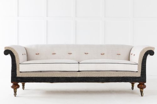 19th century english country house sofa - CATEGORY: ANTIQUE SOFAS - DATED 19TH CENTURY