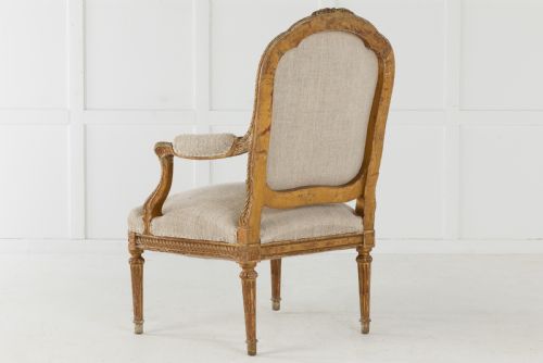 19TH CENTURY CARVED WOOD CHAIR - ADDITIONAL PHOTO 2