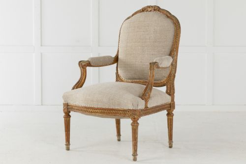 19TH CENTURY CARVED WOOD CHAIR - ADDITIONAL PHOTO 11
