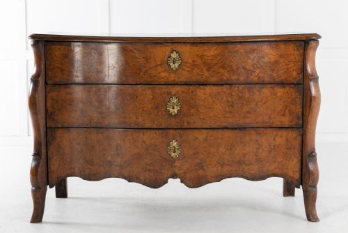 18TH CENTURY BURR ELM FRENCH COMMODE - ADDITIONAL PHOTO 1