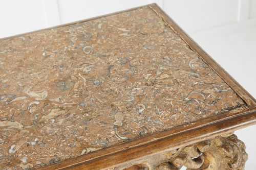 EARLY 18TH CENTURY BAROQUE CONSOLE TABLE - ADDITIONAL PHOTO 2