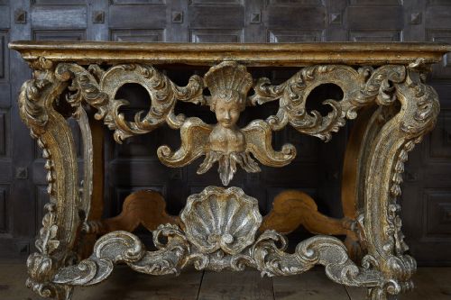 EARLY 18TH CENTURY BAROQUE CONSOLE TABLE - ADDITIONAL PHOTO 4