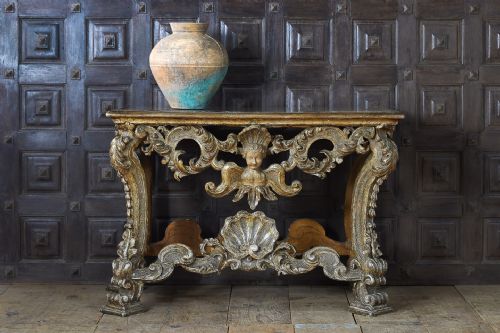 EARLY 18TH CENTURY BAROQUE CONSOLE TABLE - ADDITIONAL PHOTO 6