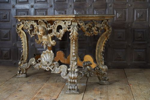 EARLY 18TH CENTURY BAROQUE CONSOLE TABLE - ADDITIONAL PHOTO 8