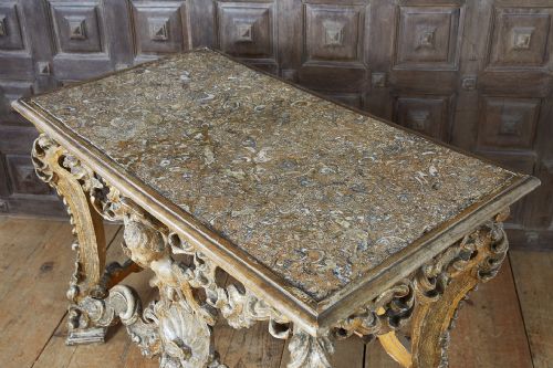 EARLY 18TH CENTURY BAROQUE CONSOLE TABLE - ADDITIONAL PHOTO 11