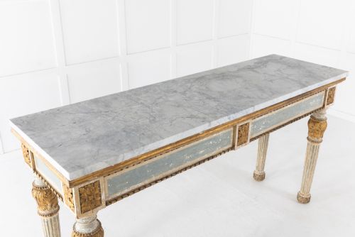 LARGE CONSOLESERVING TABLE WITH DRAWERS - ADDITIONAL PHOTO 2