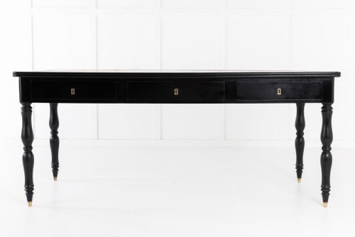 MID 20TH CENTURY EBONISED BUREAU PLAT - ADDITIONAL PHOTO 1