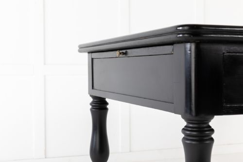 MID 20TH CENTURY EBONISED BUREAU PLAT - ADDITIONAL PHOTO 4