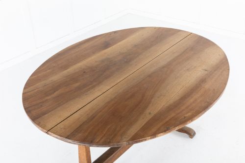 FRENCH 19TH CENTURY OVAL VENDANGES TABLE - ADDITIONAL PHOTO 2