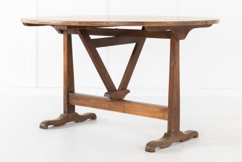 FRENCH 19TH CENTURY OVAL VENDANGES TABLE - ADDITIONAL PHOTO 4