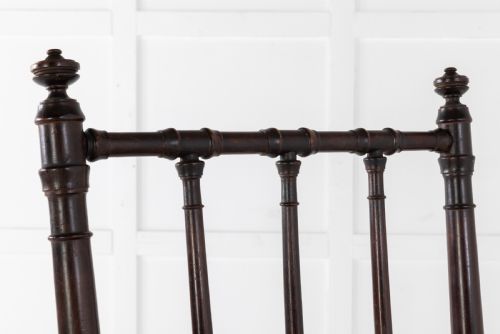 19TH CENTURY ENGLISH REGENCY SIMULATED ROSEWOOD CHAIR - ADDITIONAL PHOTO 4