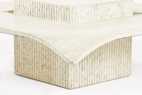 1960S TRAVERTINE COFFEE TABLE - ADDITIONAL PHOTO 3