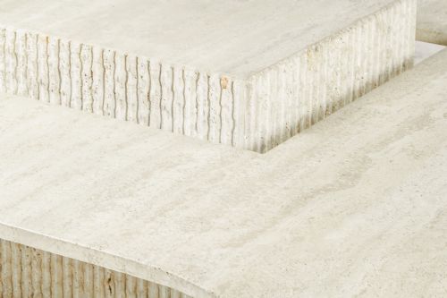 1960S TRAVERTINE COFFEE TABLE - ADDITIONAL PHOTO 4