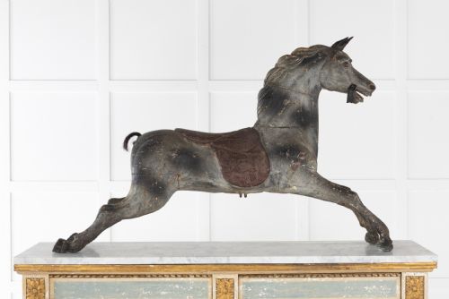 19TH CENTURY PAINTED CAROUSEL HORSE - ADDITIONAL PHOTO 1