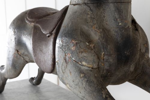 19TH CENTURY PAINTED CAROUSEL HORSE - ADDITIONAL PHOTO 4