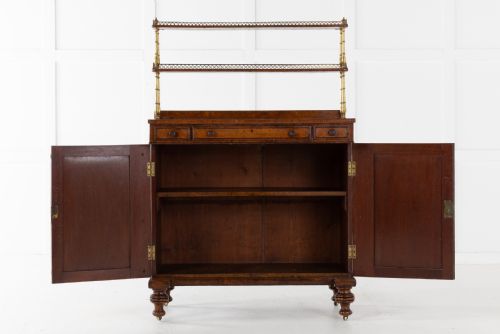 REGENCY BURR OAK CHIFFONIER - ADDITIONAL PHOTO 6