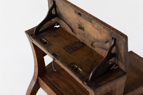 19TH CENTURY OAK METAMORPHIC ARMCHAIR - ADDITIONAL PHOTO 9