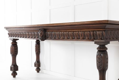 GEORGE IV OAK SERVING TABLE - ADDITIONAL PHOTO 3