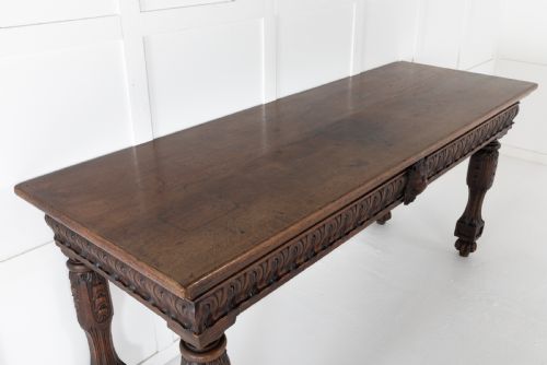 GEORGE IV OAK SERVING TABLE - ADDITIONAL PHOTO 7