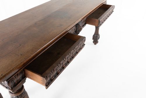 GEORGE IV OAK SERVING TABLE - ADDITIONAL PHOTO 10