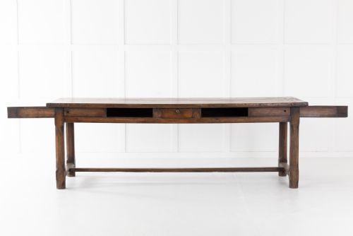 FRENCH 18TH CENTURY WALNUT FARMHOUSE TABLE - ADDITIONAL PHOTO 1