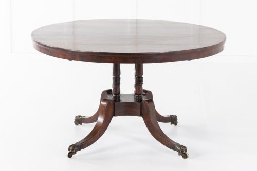 REGENCY ROSEWOOD BRASS STRUNG CENTRE TABLE - ADDITIONAL PHOTO 1