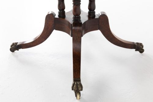 REGENCY ROSEWOOD BRASS STRUNG CENTRE TABLE - ADDITIONAL PHOTO 2