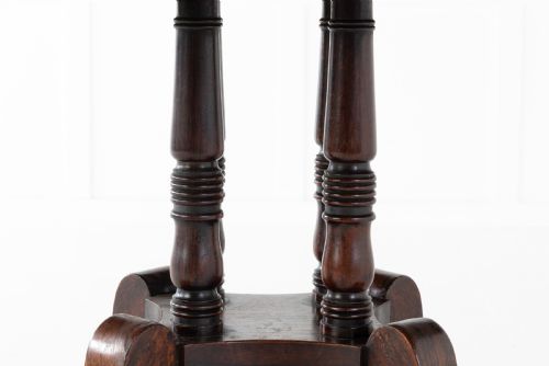 REGENCY ROSEWOOD BRASS STRUNG CENTRE TABLE - ADDITIONAL PHOTO 3