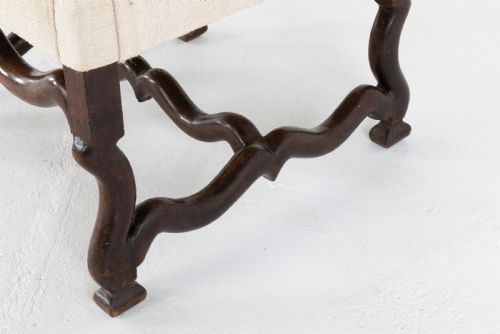 18TH CENTURY FRENCH WALNUT ARMCHAIR - ADDITIONAL PHOTO 3
