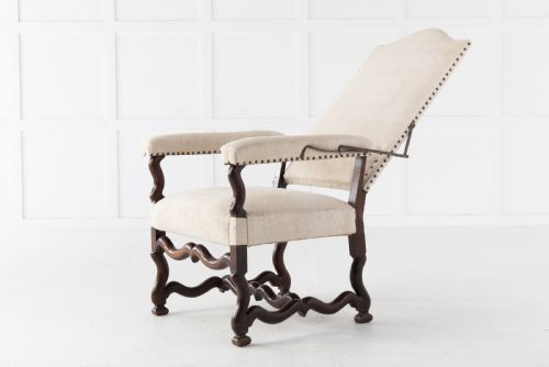 18TH CENTURY FRENCH WALNUT ARMCHAIR - ADDITIONAL PHOTO 7