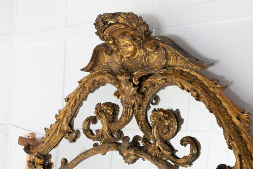 18TH CENTURY ITALIAN GILT MIRROR MADE BY THEODORO MONTARSOLO - ADDITIONAL PHOTO 2