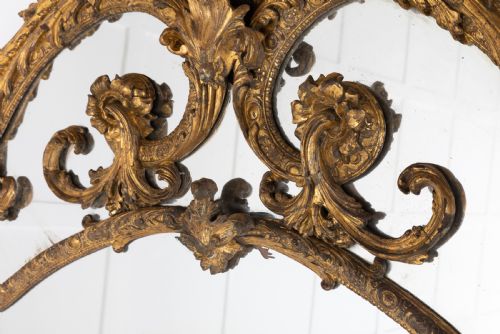 18TH CENTURY ITALIAN GILT MIRROR MADE BY THEODORO MONTARSOLO - ADDITIONAL PHOTO 3