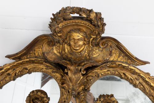 18TH CENTURY ITALIAN GILT MIRROR MADE BY THEODORO MONTARSOLO - ADDITIONAL PHOTO 5