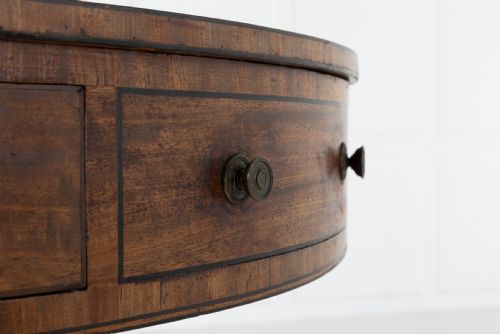 REGENCY MAHOGANY DRUM TABLE - ADDITIONAL PHOTO 3