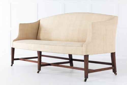 late 18th century george iii mahogany sofa - CATEGORY: ANTIQUE SOFAS - DATED GEORGIAN